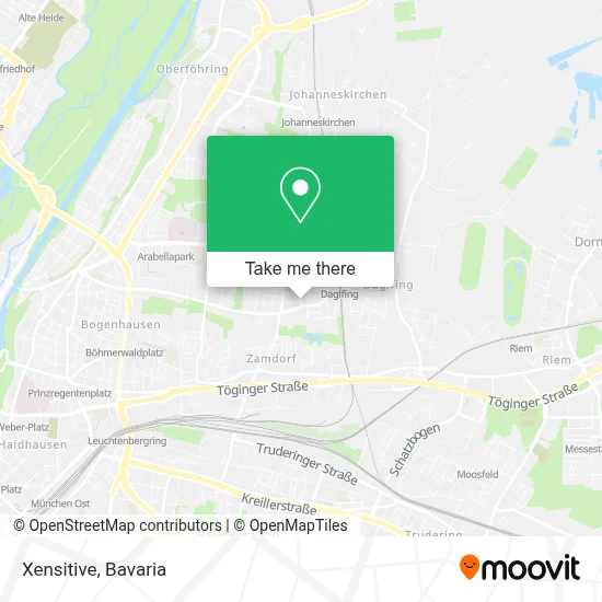 Xensitive map