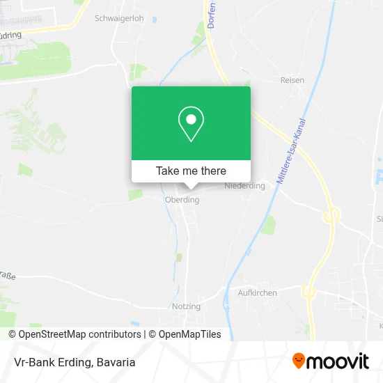 Vr-Bank Erding map