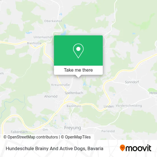 Hundeschule Brainy And Active Dogs map