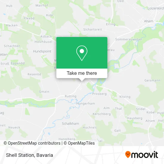 Shell Station map