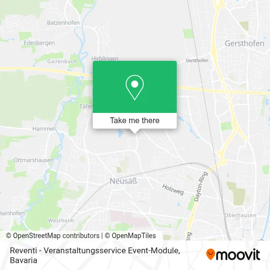 Reventi - Veranstaltungsservice Event-Module map