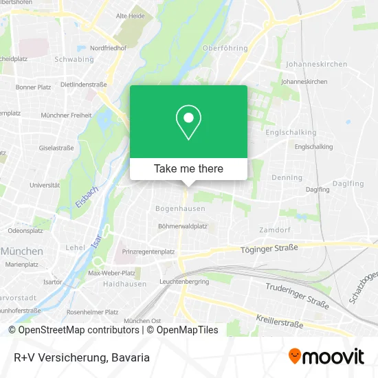 R+V Versicherung map
