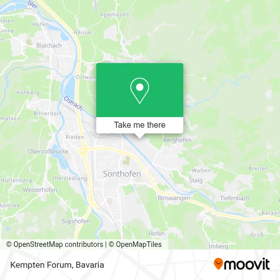 Kempten Forum map