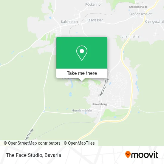 The Face Studio map