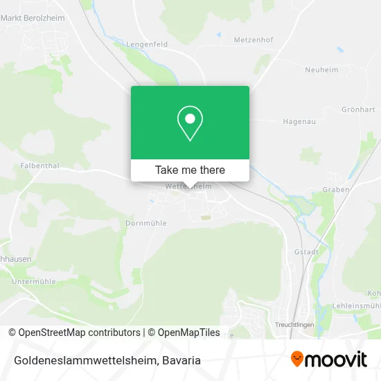 Goldeneslammwettelsheim map