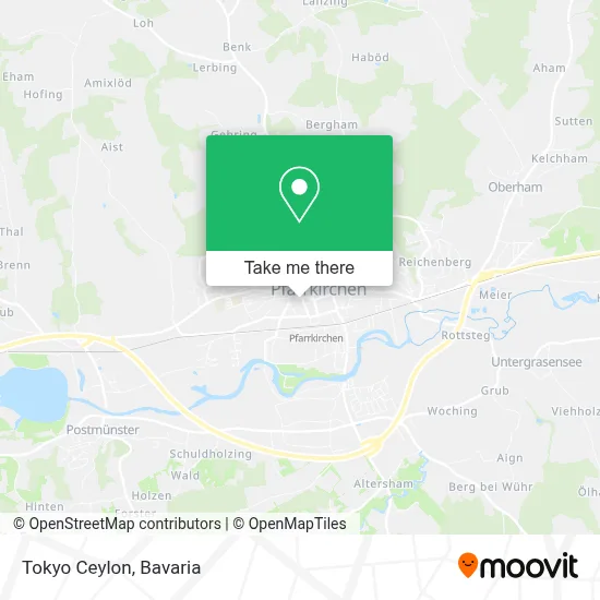 Tokyo Ceylon map
