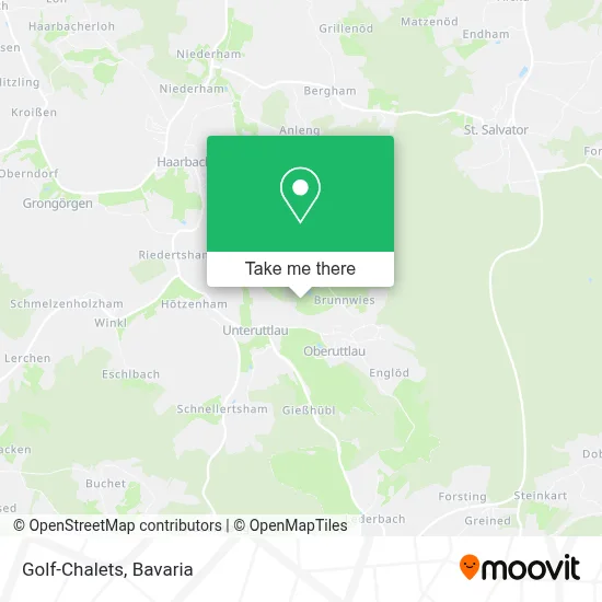 Golf-Chalets map