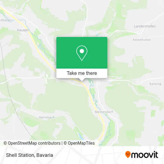 Shell Station map