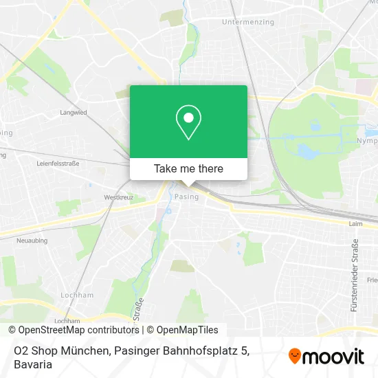 O2 Shop München, Pasinger Bahnhofsplatz 5 map