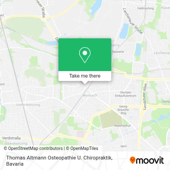 Thomas Altmann Osteopathie U. Chiropraktik map