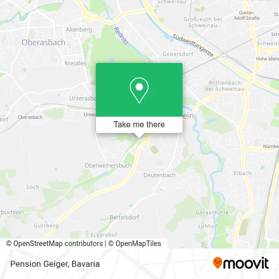 Pension Geiger map