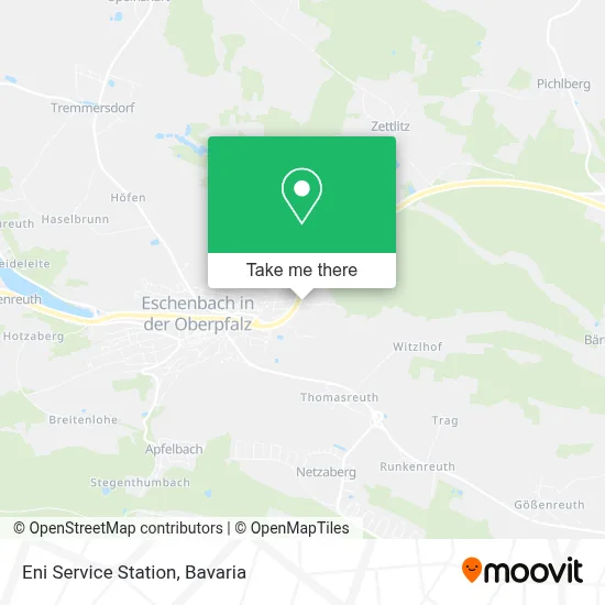 Eni Service Station map