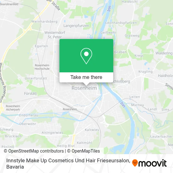 Innstyle Make Up Cosmetics Und Hair Frieseursalon map