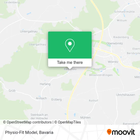 Physio-Fit Model map