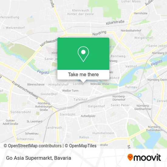 Go Asia Supermarkt map