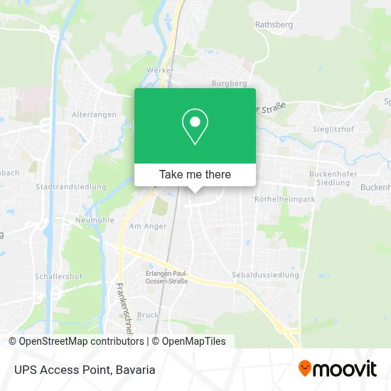 Ups Access Point map