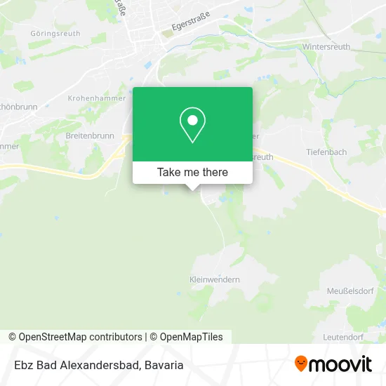 Ebz Bad Alexandersbad map