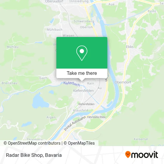 Radar Bike Shop map