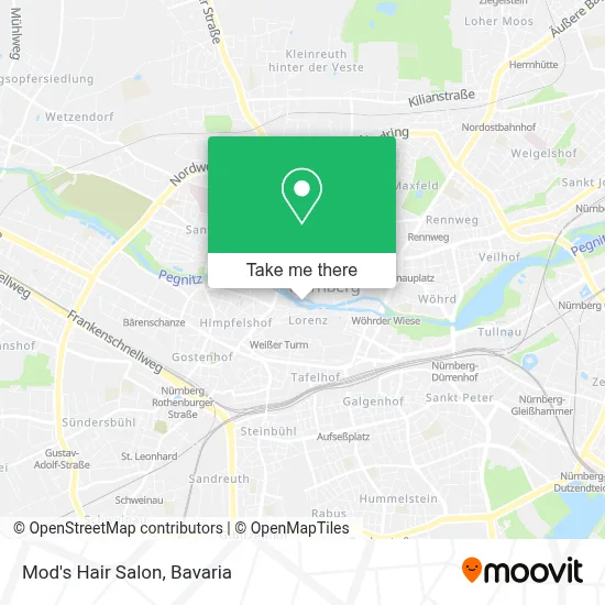 Mod's Hair Salon map