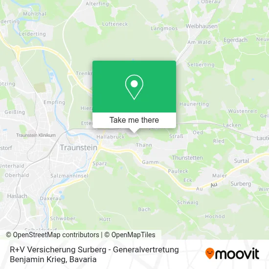 R+V Versicherung Surberg - Generalvertretung Benjamin Krieg map