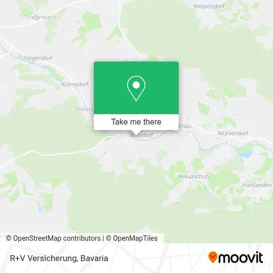 R+V Versicherung map