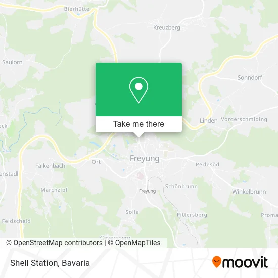 Shell Station map