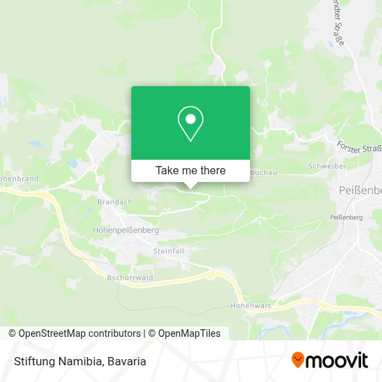 Stiftung Namibia map