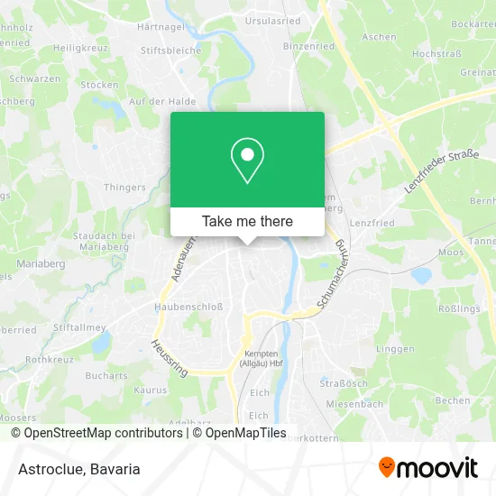Astroclue map