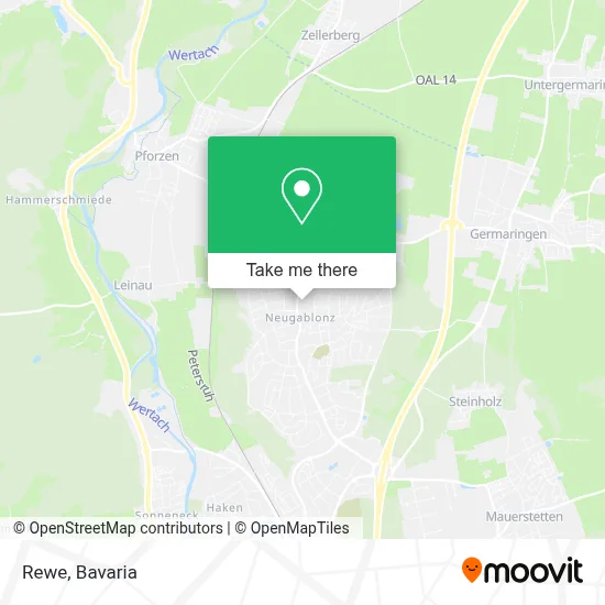 Rewe map