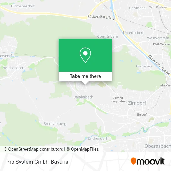 Pro System Gmbh map