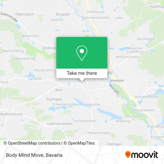Body Mind Move map