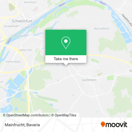 Mainfrucht map