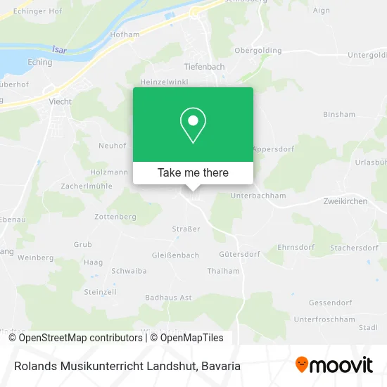 Rolands Musikunterricht Landshut map