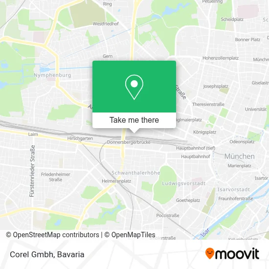 Corel Gmbh map