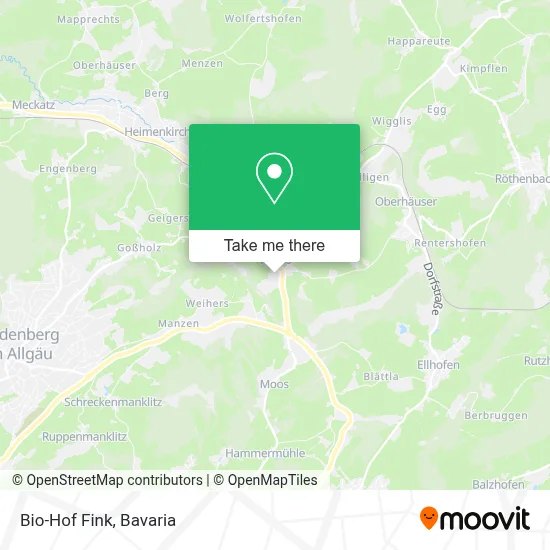 Bio-Hof Fink map