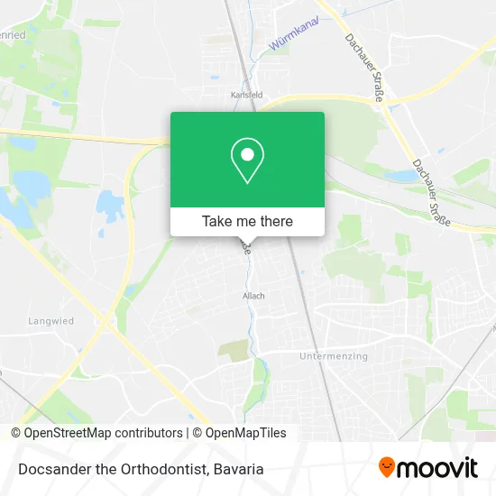 Docsander the Orthodontist map