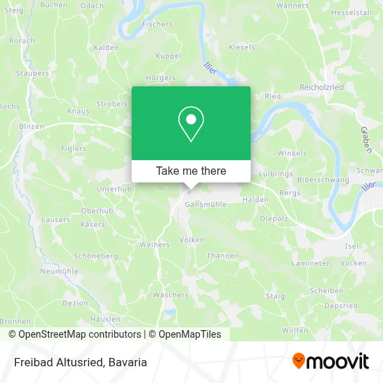 Freibad Altusried map
