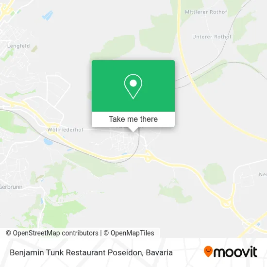 Benjamin Tunk Restaurant Poseidon map