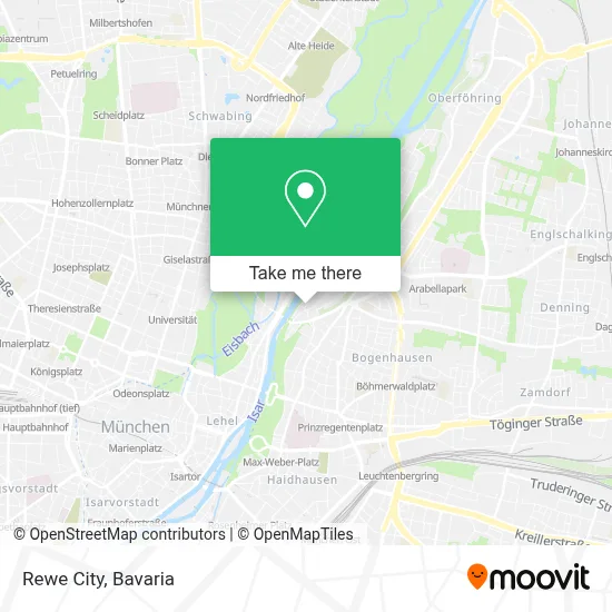 Rewe City map