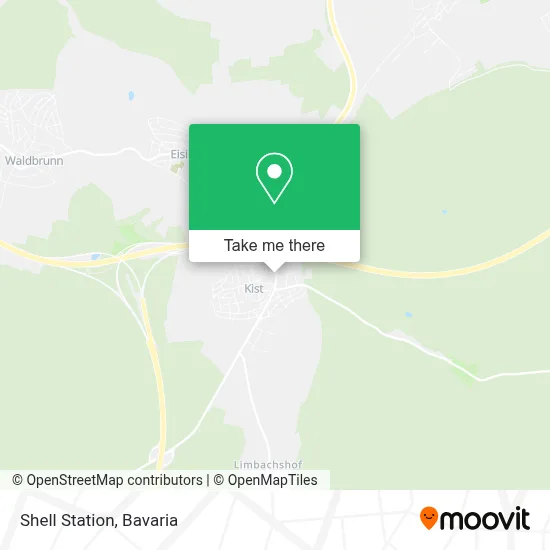 Shell Station map