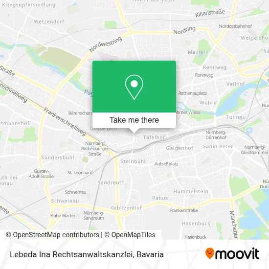 Lebeda Ina Rechtsanwaltskanzlei map