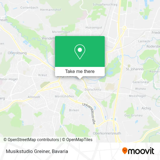 Musikstudio Greiner map