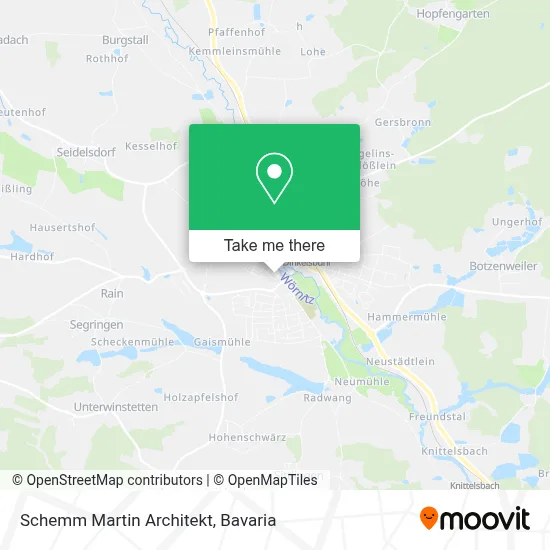 Schemm Martin Architekt map