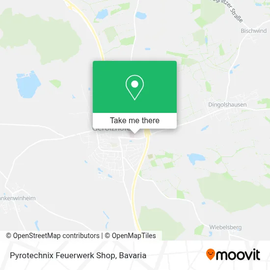 Pyrotechnix Feuerwerk Shop map