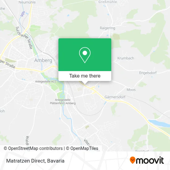 Matratzen Direct map