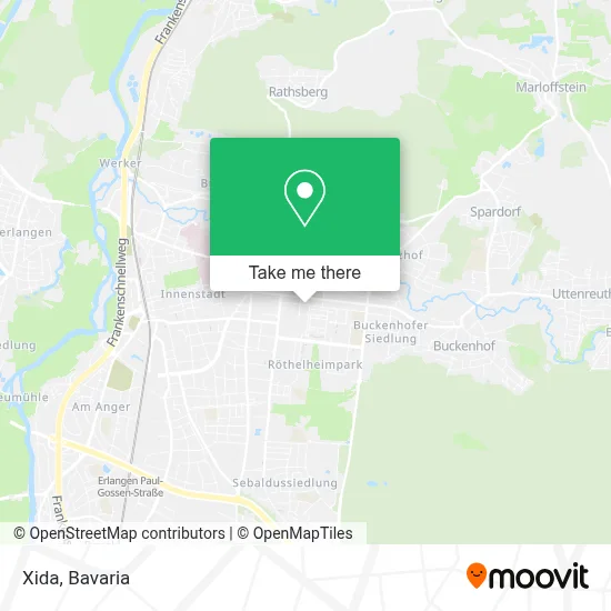 Xida map