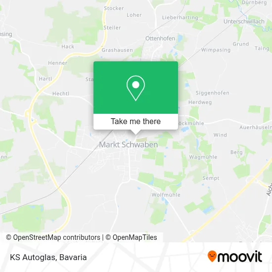 KS Autoglas map
