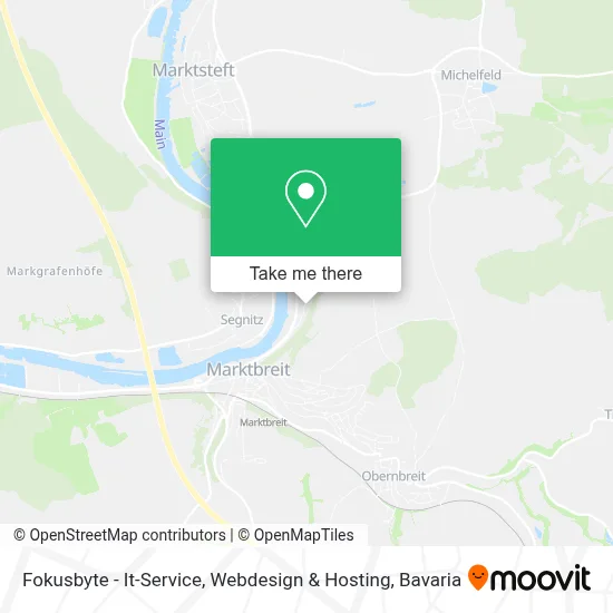 Fokusbyte - It-Service, Webdesign & Hosting map