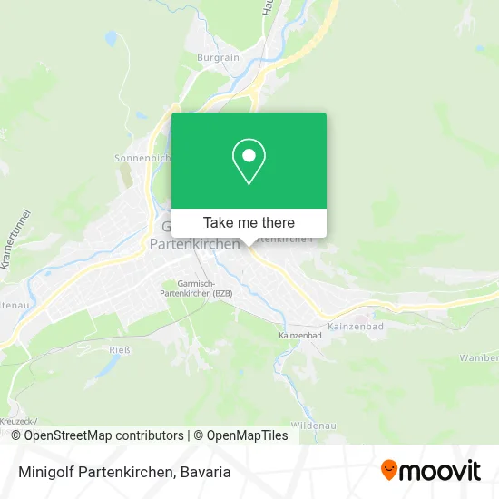 Minigolf Partenkirchen map