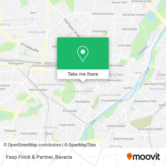 Fasp Finck & Partner map